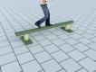 PARCOURS ZAZOU - LA POUTRE GP99M EN PLASTIQUE RECYCLE