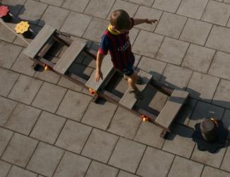 parcours zazou - les marches gp99e en plastique recycle