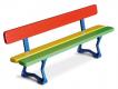 BANC ARC EN CIEL MINOT - 3 LAMES - MATERNELLE