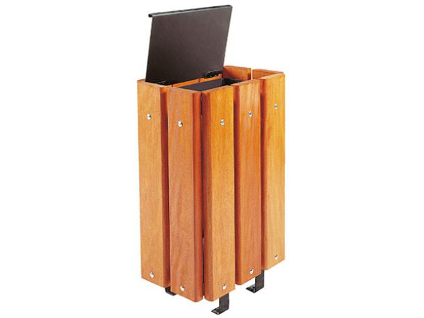 corbeille neree 30 l - bois exo - sans couvercle