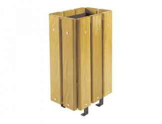 corbeille clem - 30 l - bois pin - sans couvercle