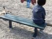 BANQUETTE BILBA MATERNELLE - ACIER ET PLASTIQUE RECYCLE