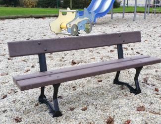 banc junior city en plastique recycle