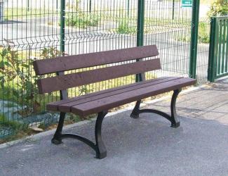 banc city en plastique recycle