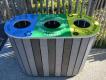 STATION DE TRI FLUX "CATAMARAN" - TRI SELECTIF - PLASTIQUE RECYCLE
