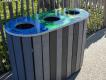 STATION DE TRI FLUX "CATAMARAN" - TRI SELECTIF - PLASTIQUE RECYCLE