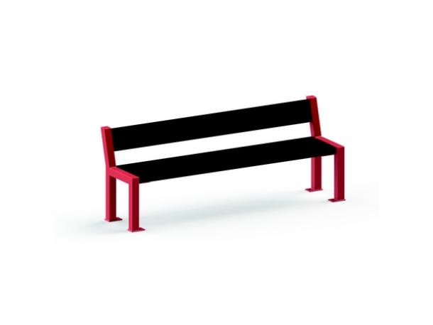 banc copain maternelle - plastique recycle - long. 128 cm