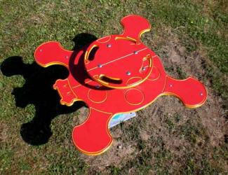 jeu ressort chipie - coccinelle - 4 pl - 1/6 ans