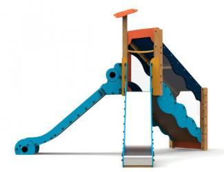 structure double toboggan 1/12 ans