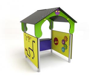 cabane "eco" inclusive accessible à tous - pmr - acier inox - 1 an et +