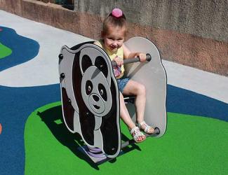 jeu sur ressort panda - 1/12 ans