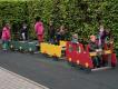 TRAIN AXEL WAGON JAUNE EN PLASTIQUE RECYCLE GP 25D 1/12 ANS