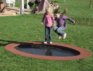 trampoline ovale - 3 ans et  +