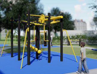 parcours ninja - station bras 3 ans et +