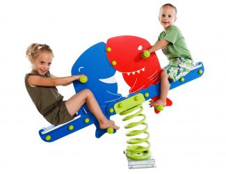 jeu ressort requin 2 places a sceller - 3 ans et +