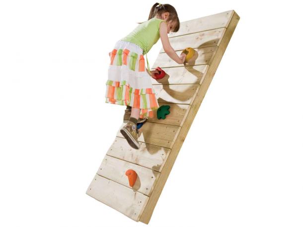 prises d'escalade - set de 5 prises - petit modele - vert / 3 ans et +