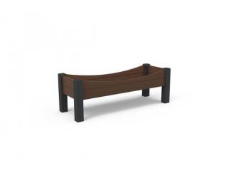 jardin pedagogique rectangle - marron