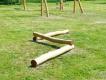 POUTRE D'EQUILIBRE TRIPLE 4.20 M EN ROBINIER - 2/12ANS