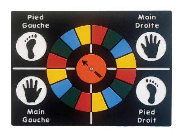 panneau de jeu twister - 2 ans et +