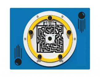 panneau de jeu labyrinthe ludique avec bille - 2 ans et +