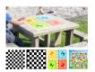 TABLE PIM POM JEUX CRECHE EN PLASTIQUE RECYCLE