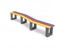 BANQUETTE ZIG ZAG COLOR MATERNELLE