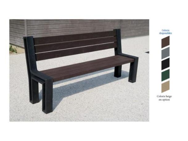 banc urbeo en plastique recycle