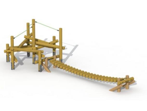 mikado avec pont "jungle" - 6/12 ans