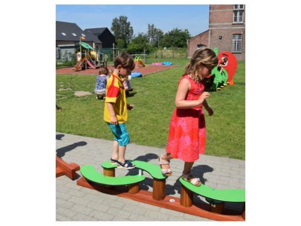 parcours aventure tout-petits - passage du serpent - 2/6 ans