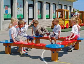 banquette carree mille pattes - 16 assises - 3/10 ans