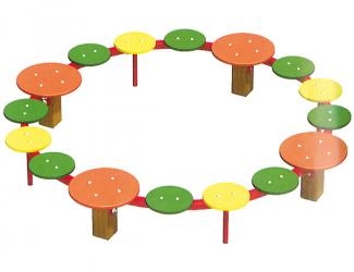 banquette ronde mille pattes - 16 assises - 3/10 ans