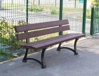 banc city plastique recycle - ado/adulte