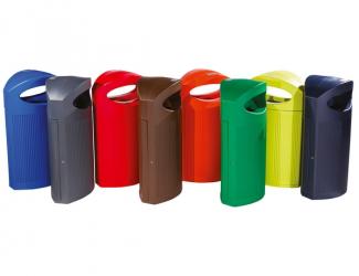 """corbeille """"ibiza"""" avec seau interieur 80 l"""