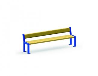 banc copain maternelle - robinier - long. 128 cm