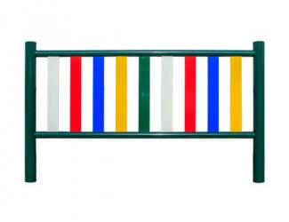 cloture de parc multicolore