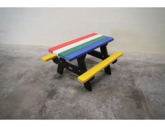 table pique nique bambon polykolor