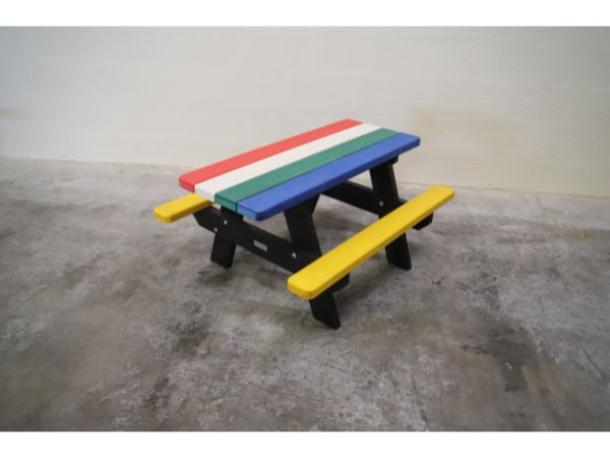 table pique nique bambon polykolor