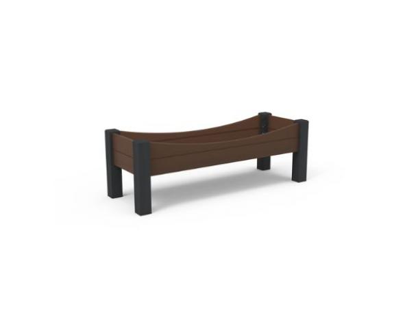 jardin pedagogique rectangle - marron