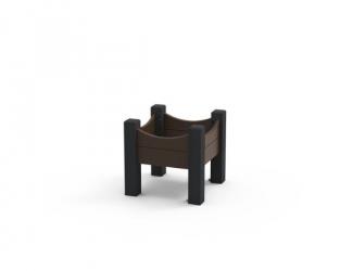 jardin pedagogique carre - marron