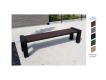 BANQUETTE URBEO EN PLASTIQUE RECYCLE - ADO/ADULTE