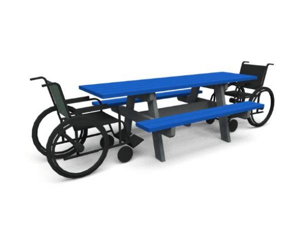 table pique nique parc pmr color - ado/adulte