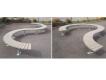 BANQUETTE 1/4 DE ROND Ø 2M - GAMME CONTOUR - ADO/ADULTE