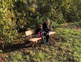 banc en robinier - primaire/ado/adulte