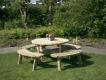 TABLE DE PIQUE NIQUE RONDE - ADO/ADULTE
