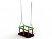 BALANCOIRE EMEE - ACIER PEINT - 1 SIEGE BEBE - 1/3 ANS