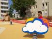JEU SUR RESSORT NUAGE - 2/3 PLACES - 3/12 ANS