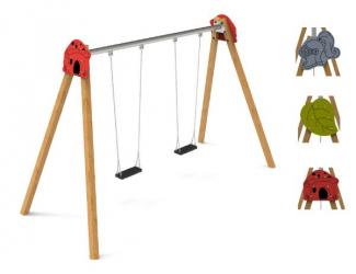 balancoire rustique siège standard 1-12 ans