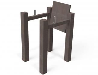parcours sportif - plasique recycle chaise abdominale