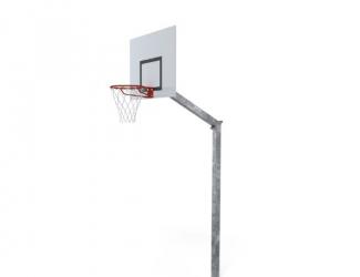 but de basket incline 2.60 m - a sceller