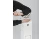 DISTRIBUTEUR DE GEL DÉSINFECTANT - AVEC CONTENEUR DECHETS - BLANC